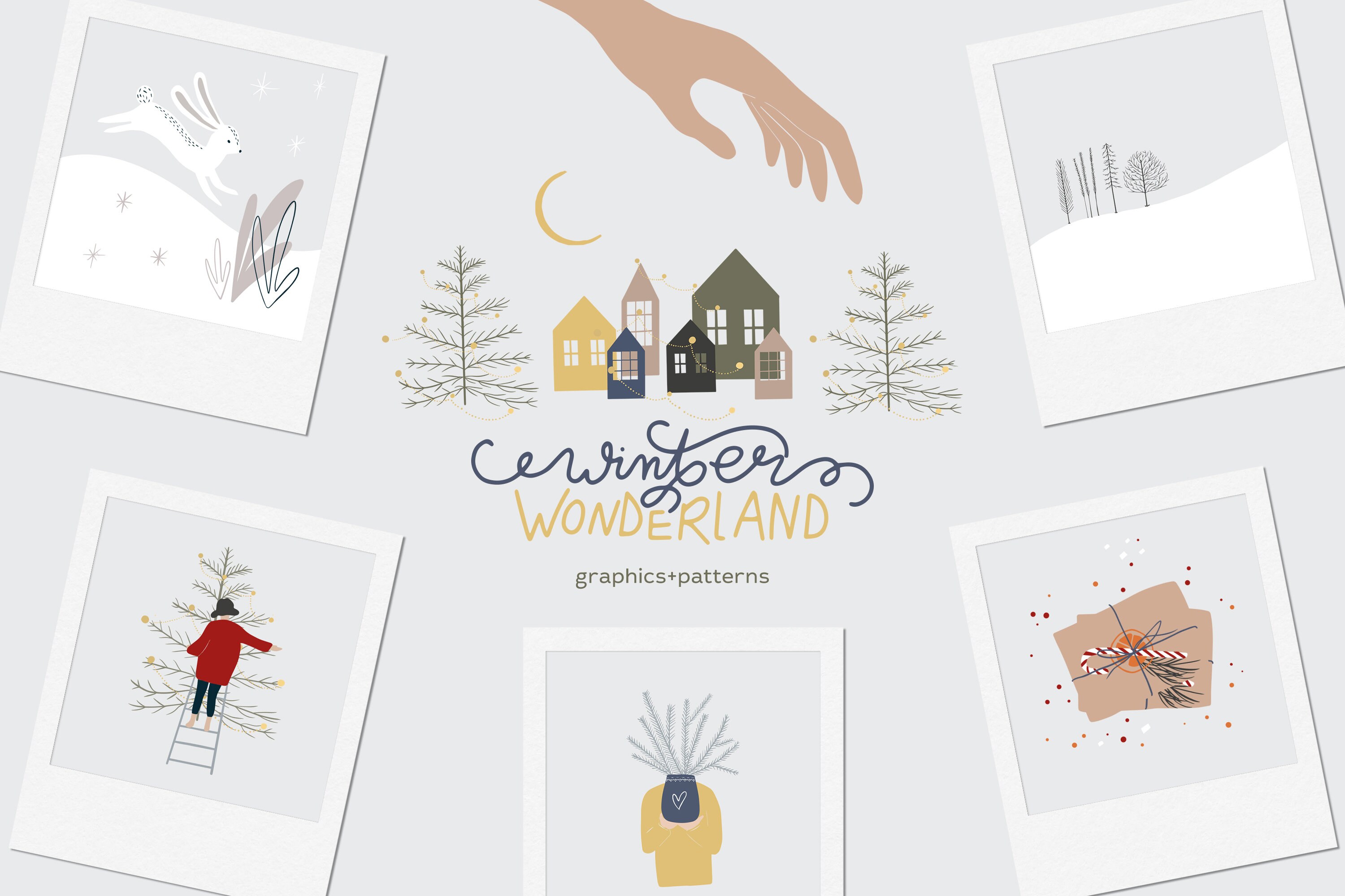 Winter Graphic Bundle, Christmas Clipart Bundle, Winter Quotes Bundle ...