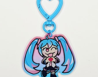 Trans Hatsune Miku Schlüsselanhänger