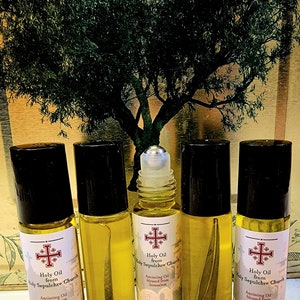 Anointing oil from the holy land