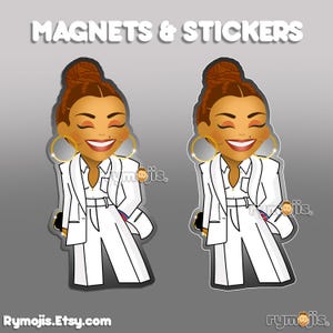Janet Jackson &quot;Cabaret&quot; Magnets & Stickers