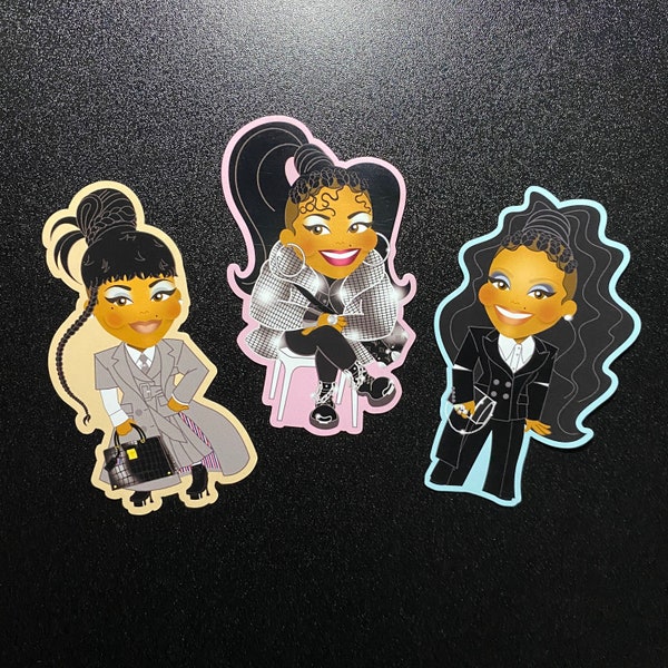 Janet Jackson "Paris Fashion Week 2022" Magnet Set