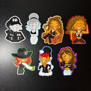 Janet Jackson &quot;Music Videos&quot; Assorted Magnets