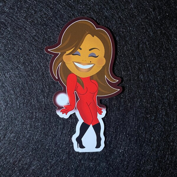Janet Jackson "Feedback" Red Suit Magnet