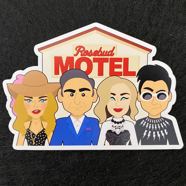 Schitty Creek Rose Family Magnet