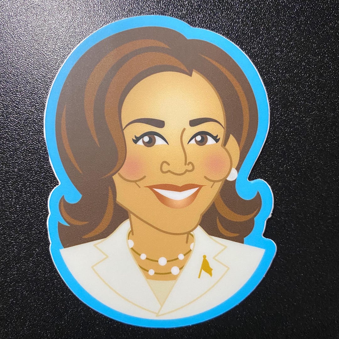Kamala Harris Vinyl Sticker - Etsy