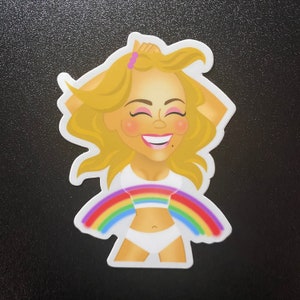 Mariah Carey &quot;Rainbow&quot; Version 2 Vinyl Sticker