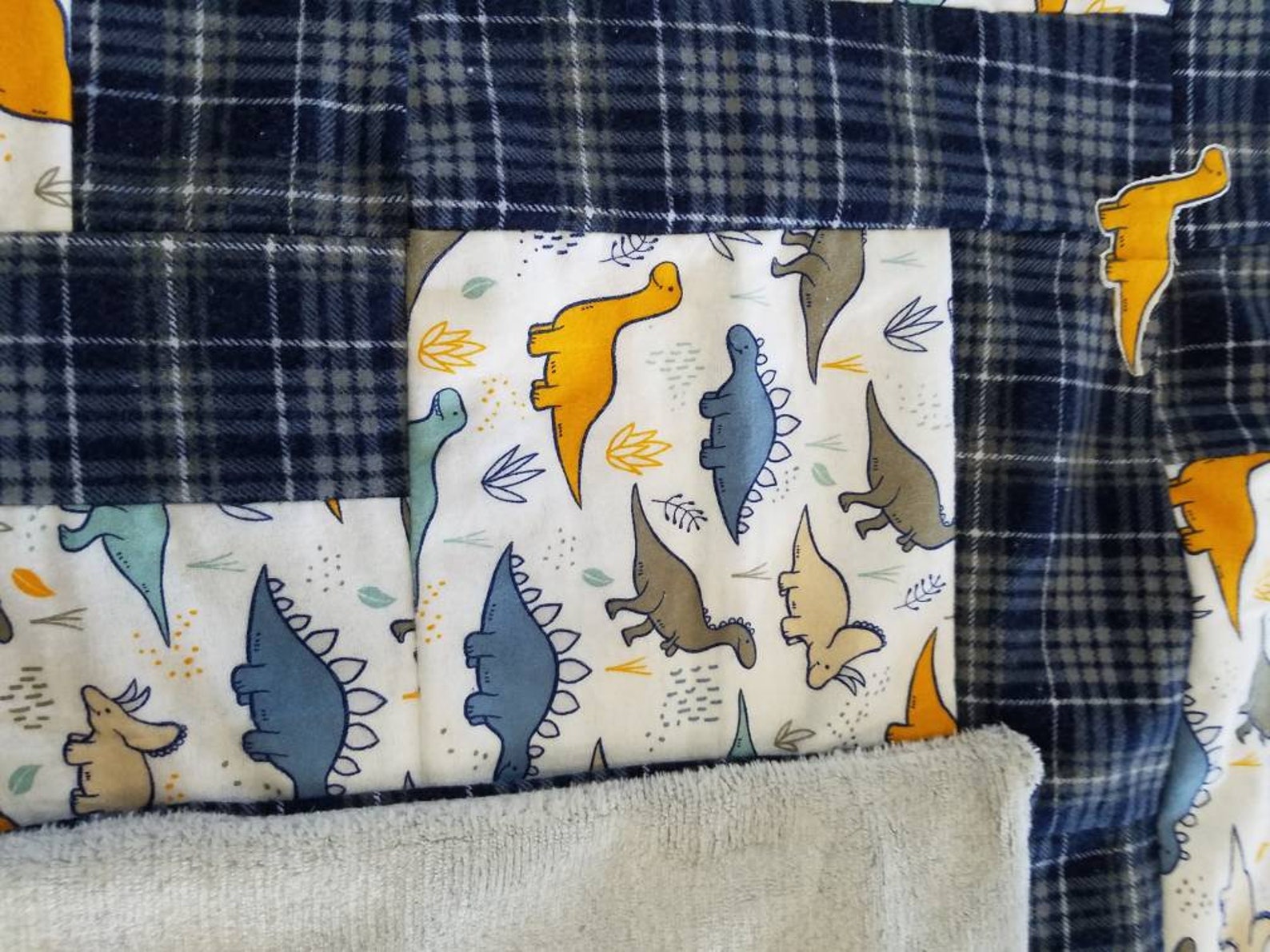 Dinosaur blanket Etsy