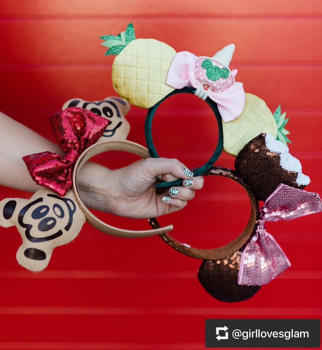 Disney MICKEY ears WAFFLE EARS Disney inspired ears waffle Etsy