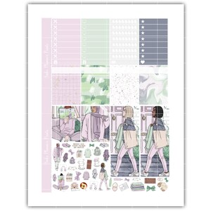 Book Nerd FOIL READY PRINTABLE Weekly Planner Sticker Kit Erin Condren ...