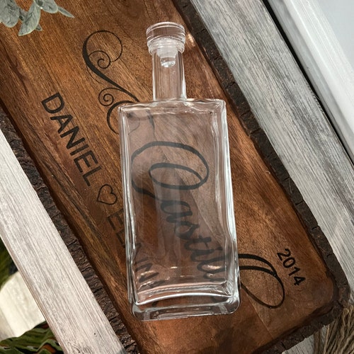 Laser engraved Decanter nypd lapd agrohort.ipb.ac.id