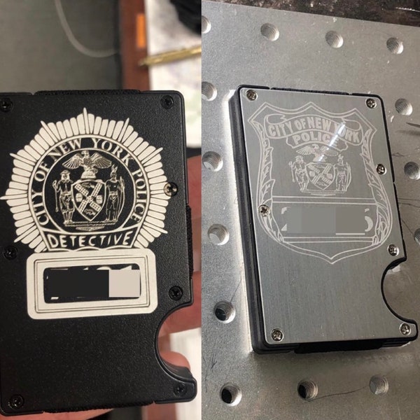 Police Badge Wallet Nypd Etsy