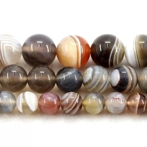 4mm-12mm Natural Botswana Agate Smooth Round beads supply.Wholesale Botswana agate beads supply,15&quot; strand