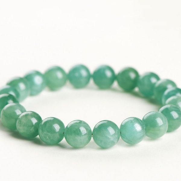 Natuurlijke groene kyaniet kralen armband, groene kyaniet kralen armband, sieraden cadeau armband, groothandel armband aanbod