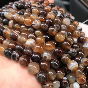 4mm-12mm Natural and Smooth Round Agate Beads,wholesale Agate Beads supply,15 inch Full Strand