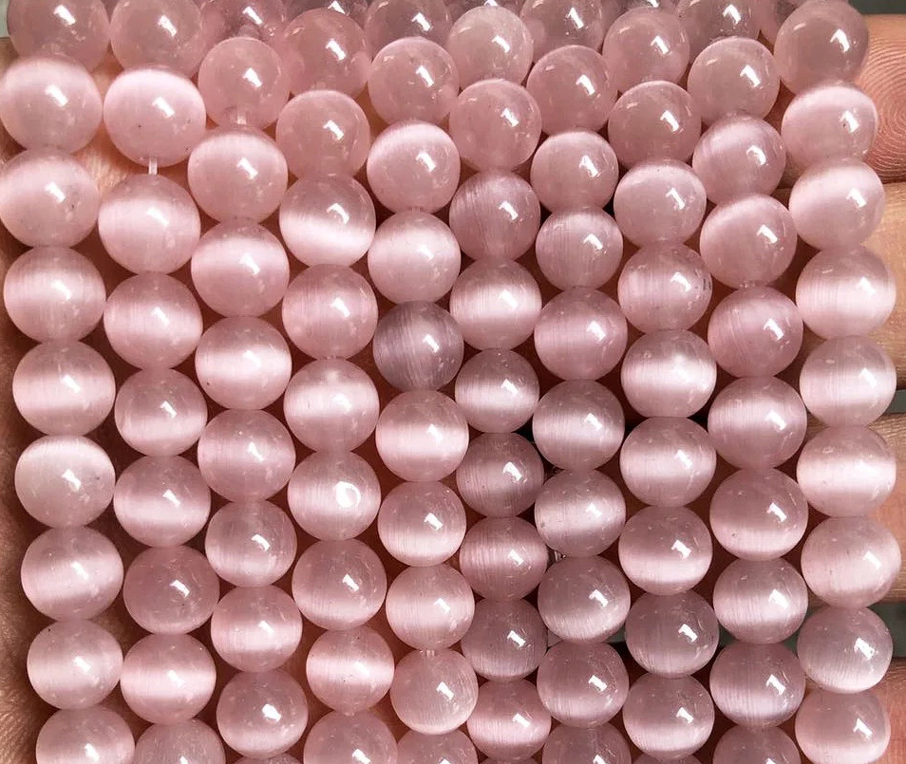 Pink 14mm Round Beads in 9 colors, Rainbow beads, circle beads, geomet –  Swoon & Shimmer