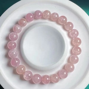 Natural Pink Tourmaline Beads Bracelet,6mm-7mm Pink Tourmaline Beaded Bracelet,Jewelry Gift Bracelet,wholesale bracelet supply
