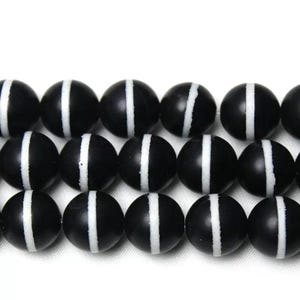 Natural Black Onyx Beads,Black Agate Beads ,Black Round Beads , 15&#39;&#39; per strand