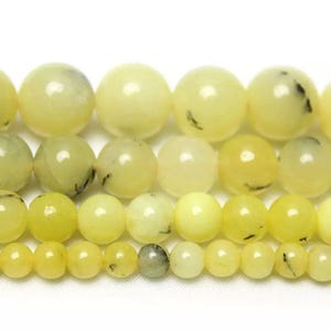 Yellow Opal Beads, 6mm 8mm 10mm yellow Opal Loose beads supply.15&quot; strand