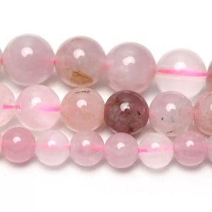 Natural AAAAA Pink Opal Gemstone Smooth Round Beads, Pink Opal Beads Bulk Supply,15&#39;&#39; one strand