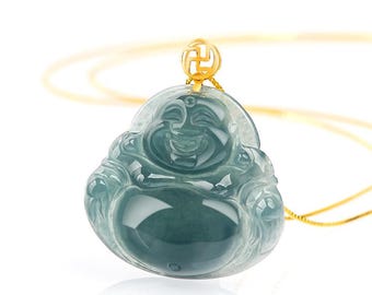 Certified Natural Grade A Icy Highly Translucent Wuji Jadeite Wu