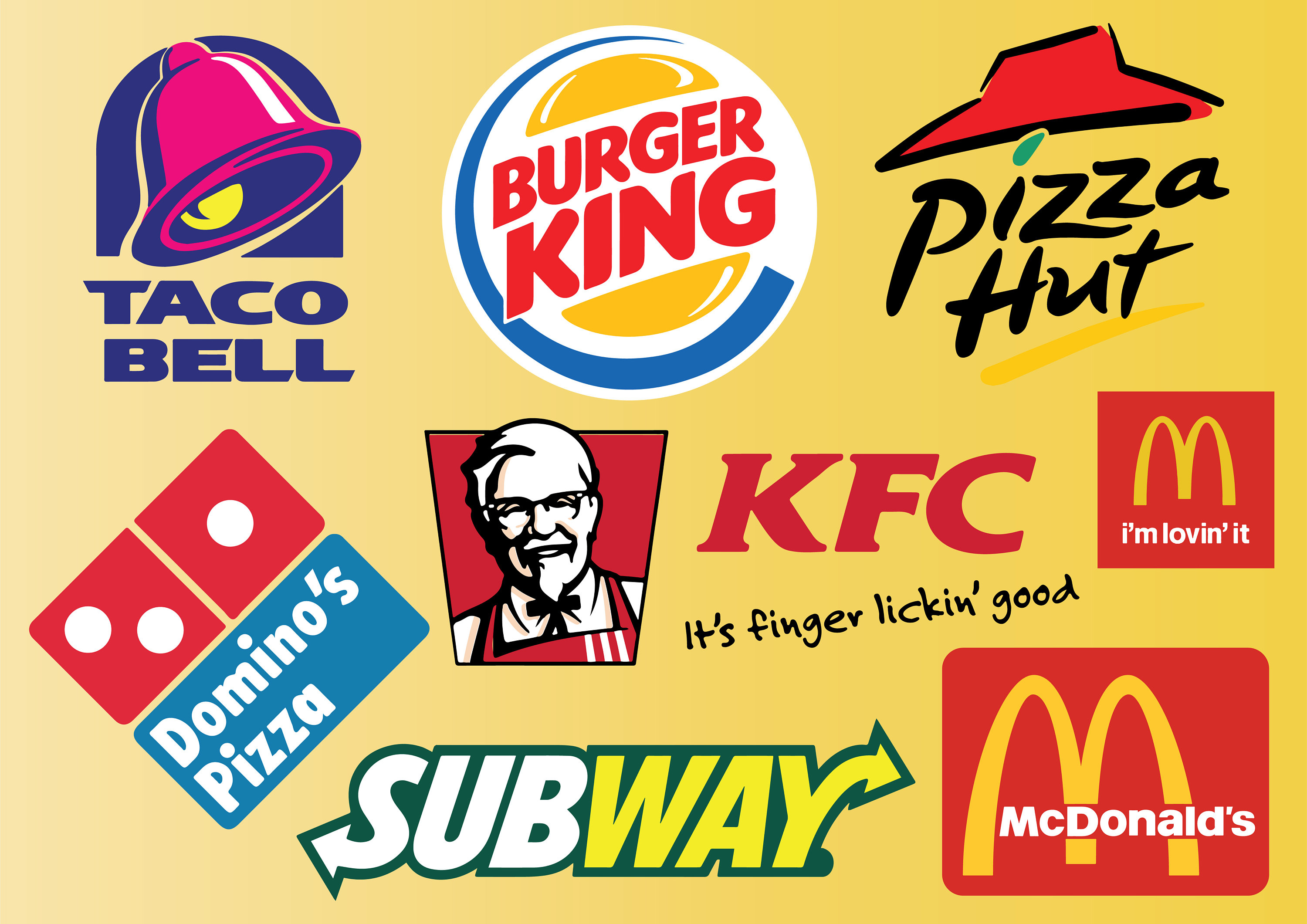 New Fast food logos Set Burger king SVG Layered Cut File ...