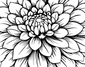 100 Floral Mandala Coloring Pages: Stress Relief Art (PDF Printable)