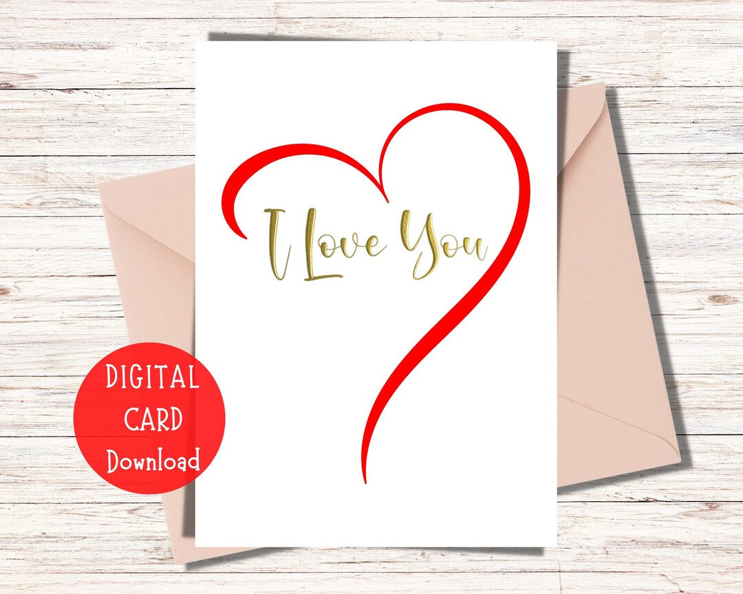 I Love You Printable Card Happy - Il 1080xN.5744116301 Rk4a 