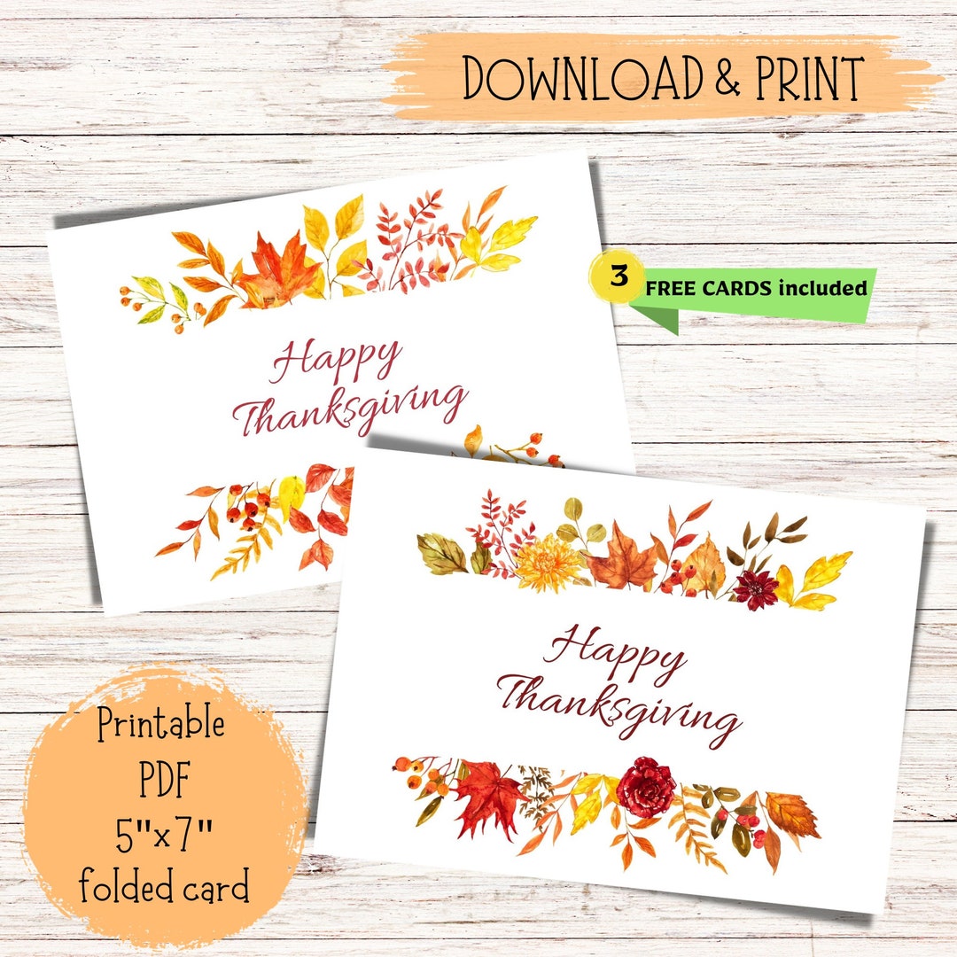 Printable Thanksgiving Card Set - Il 1080xN.5362033868 7lbu 