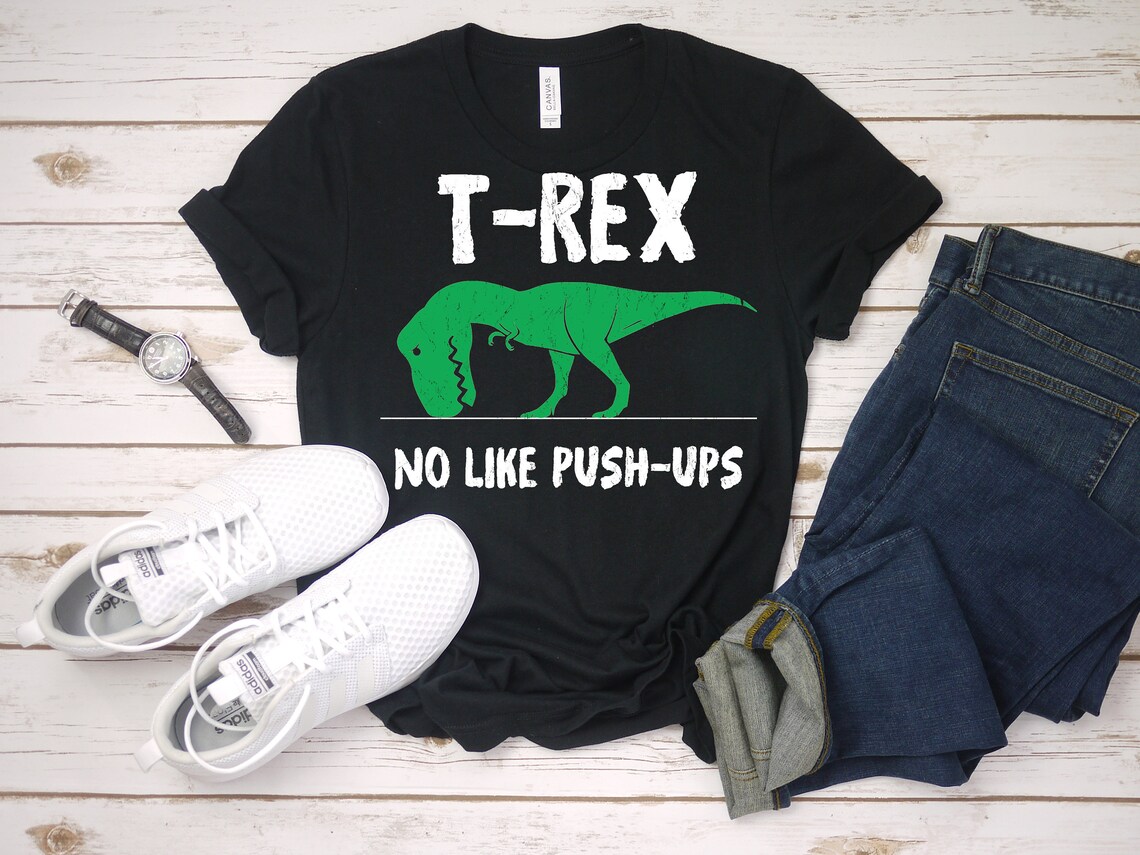 Funny Trex Shirt Funny Dinosaur Shirt Trex No Like Etsy UK
