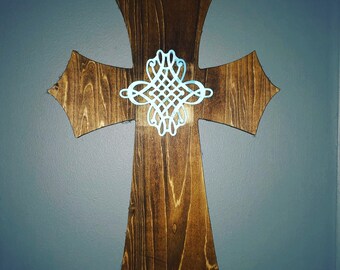 Handmade wooden cross