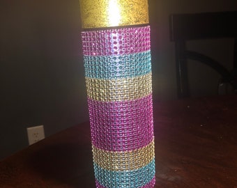 Jeweled water bottle
