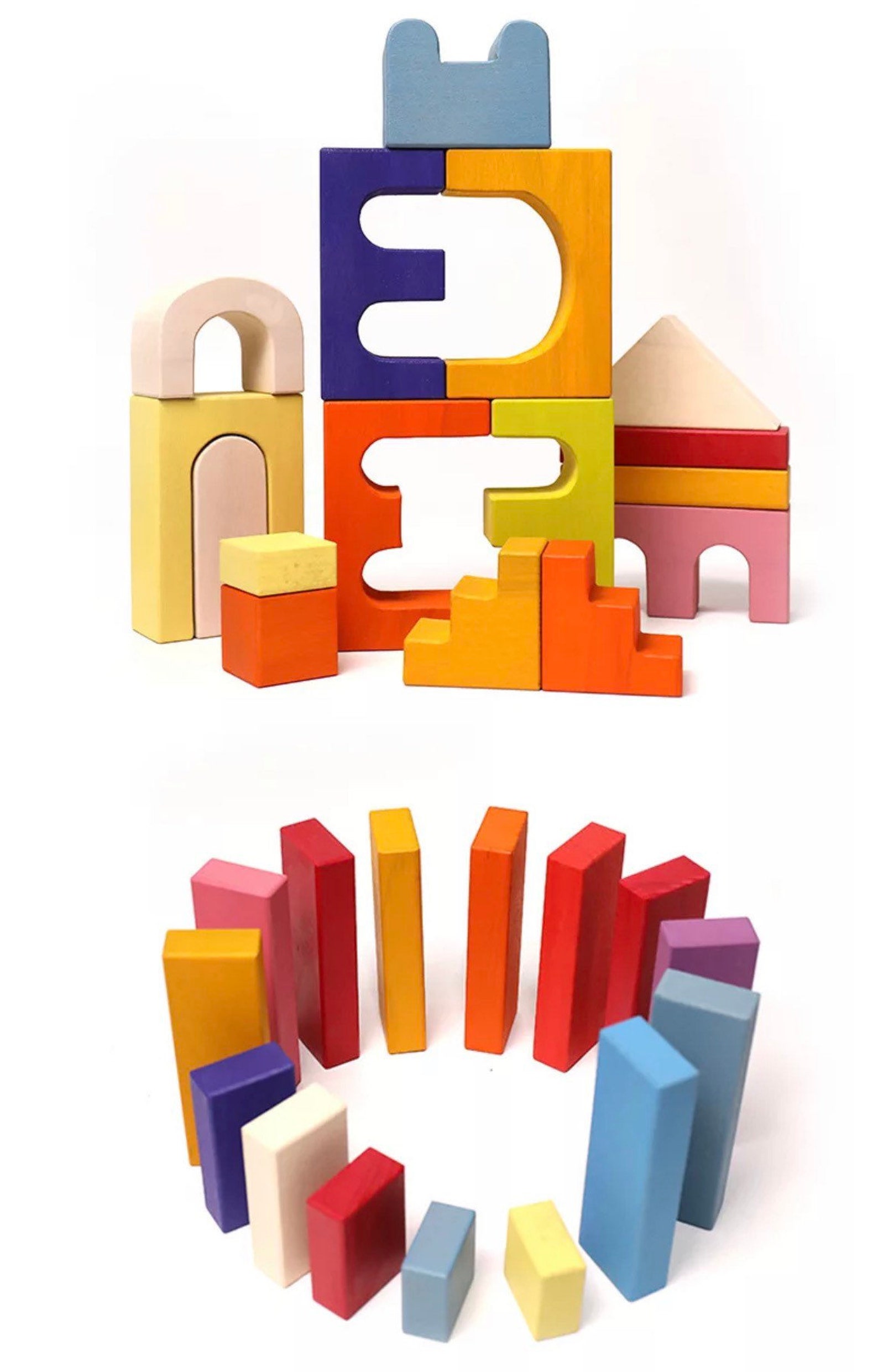 XL Castle Building Set 64 Piece Great Block Set Castle Etsy