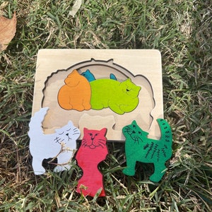 Rompecabezas De Madera Para Niños Pequeños Rompecabezas De Madera Con Forma De Numero Rompecabezas De Aprendizaje Para Ninos De 3 A 6 Anos Rompecabezas 2 En 1 Para Ninos Y Ninas