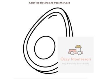 Coloring Alphabet Tracing Worksheet - Homeschooling Preschool & Kindergarten DIGITAL - PRINTABLE - 26 PAGES