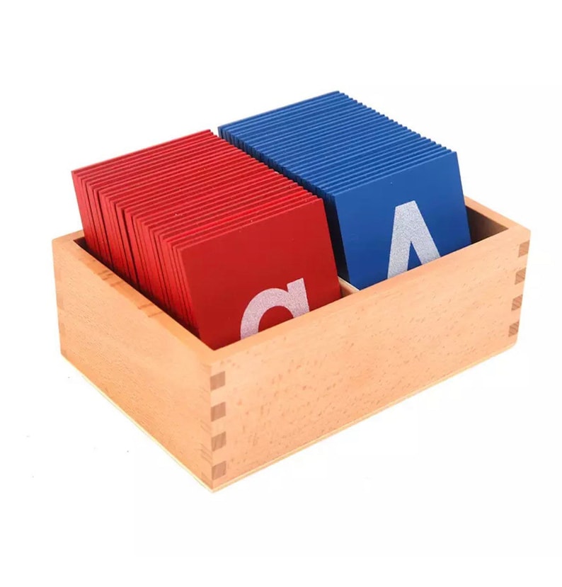 Personalized Montessori Lower and Capital Case Sandpaper - Etsy
