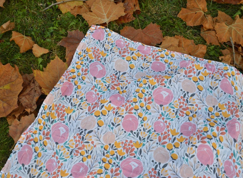 Baby Swaddling Wrap Newborn Swaddle Swaddle Blanket Vintage Floral /& Rainbow Muslin 47\u201dx47\u201d Bamboo Cotton Muslin Blanket