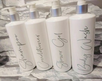 Shampoo Bottles Etsy