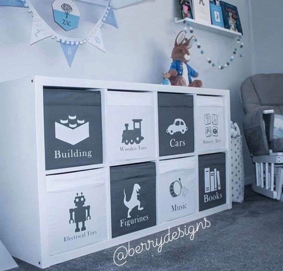 Kallax Drona Labels Personalised Lables Vinyl Decals Toy