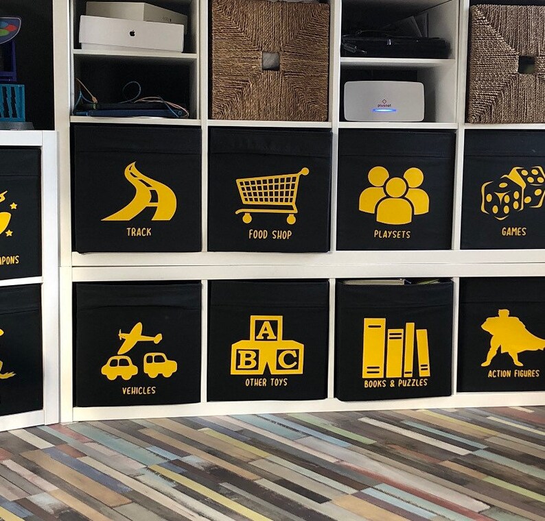 Kallax Drona Labels Personalised Lables Vinyl Decals Toy Etsy UK