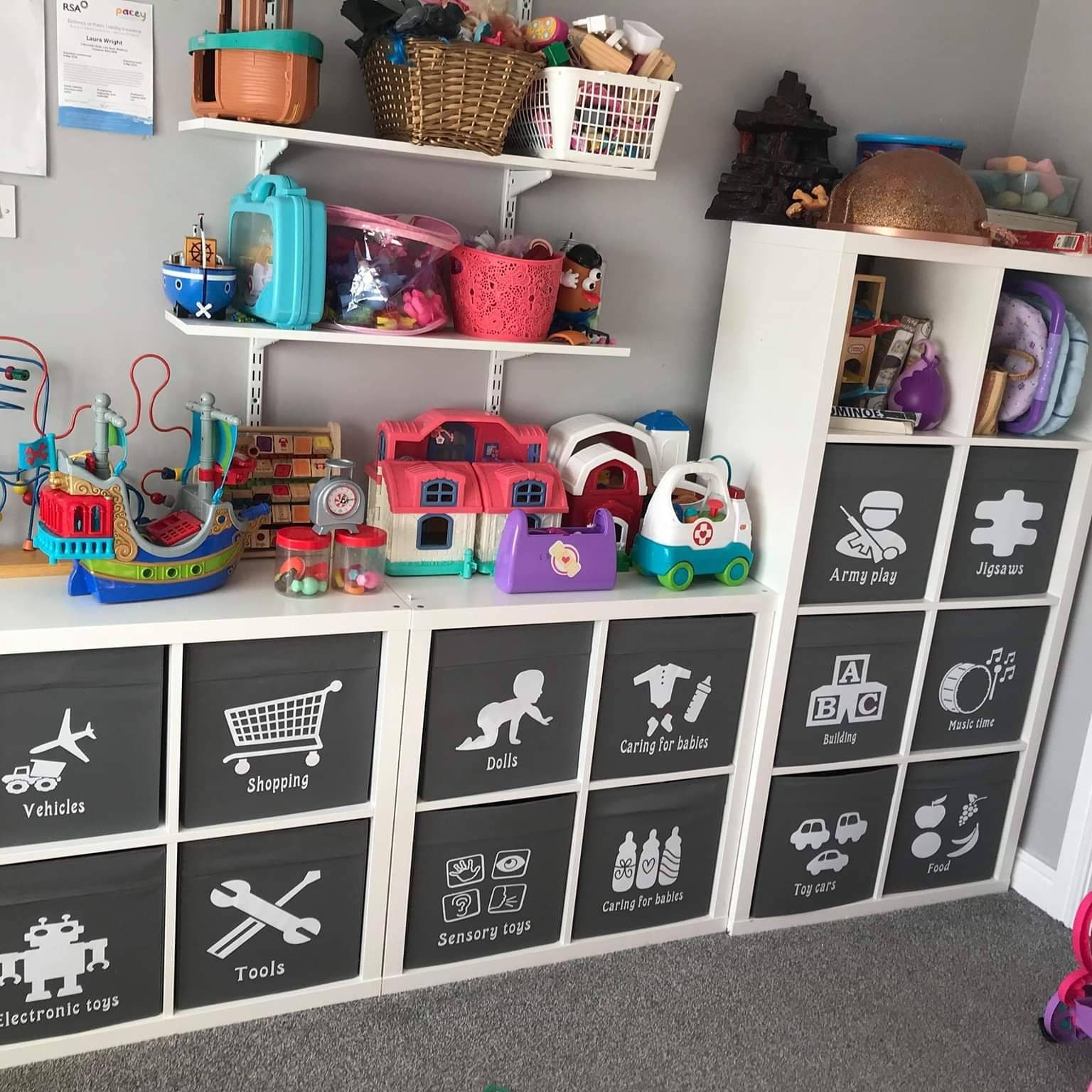 Kallax Drona Labels Personalised Lables Vinyl Decals Toy Etsy UK