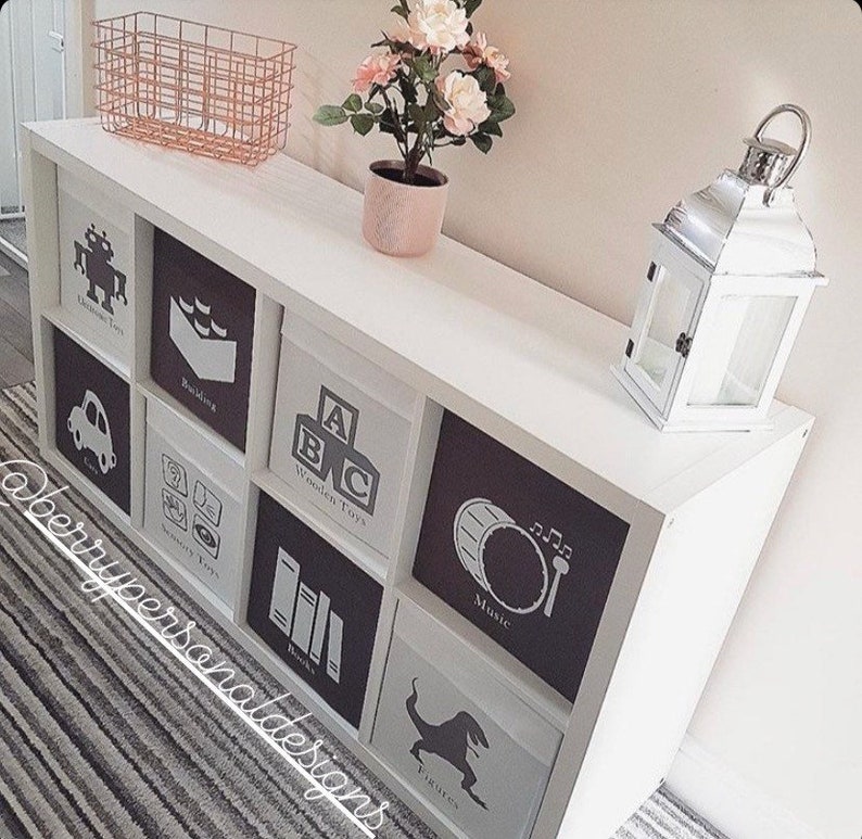 Kallax Drona Labels Personalised Lables Vinyl Decals Toy Etsy UK