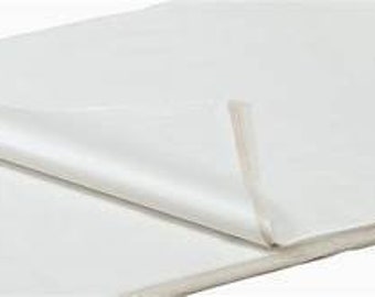 Acid free white tissue paper - Large sheets 500 x 750mm - Various quantities available - Free shipping