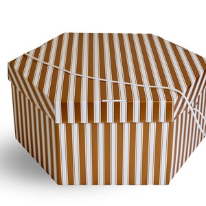 Hat storage box. Large. 4 colour options Gold & White