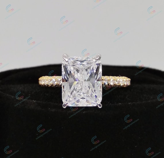 3.10Ct Round Cut In 925 Sterling Silver Stunning Solitaire Women/'s Ring