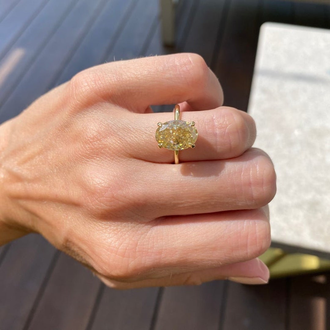 Yellow diamond deals wedding ring