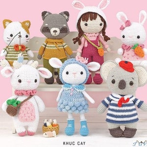 Little Bunny Suzy Diy Amigurumi Kit Large Crochet Toy CROCHET KIT AMIGURUMI Cute Amigurumi Pattern Learn to Diy Crochet Gift Doll
