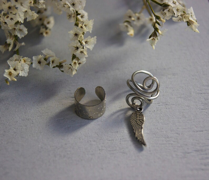 Ear Cuff Earring Silver Earring Cuff Ear Cuffs Ear Clip Etsy