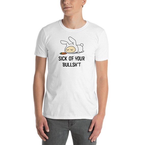 FUNNY NO TIME FOR YOUR BULLSHIT EMOJI Short-Sleeve Unisex T-Shirt 