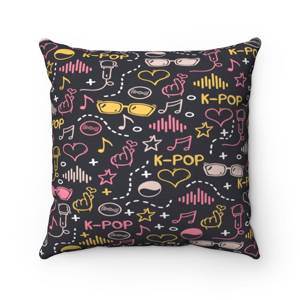South Korea Pop Music Pillow Kpop Gift for Fans of Korean Etsy