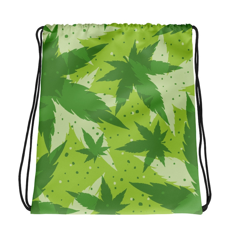 Stash Bag for Cannabis Smokers Urban Weed Stash Bag Marijuana Drawstring Bag for Smokers and Budtenders